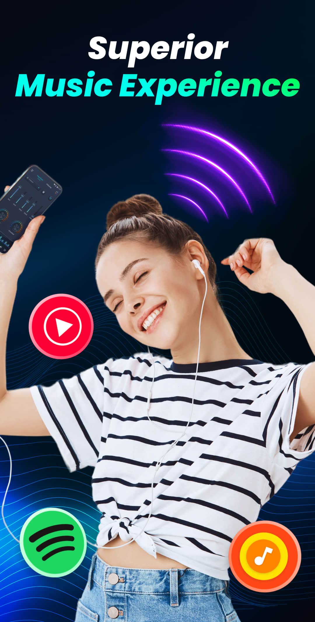 اسکرین شات 7 برنامه Volume Bass Booster, Equalizer