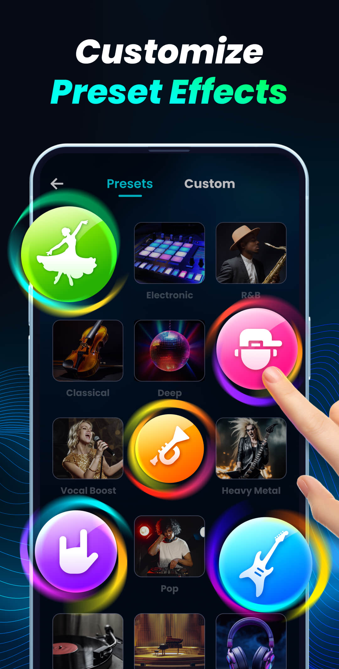 اسکرین شات 3 برنامه Volume Bass Booster, Equalizer