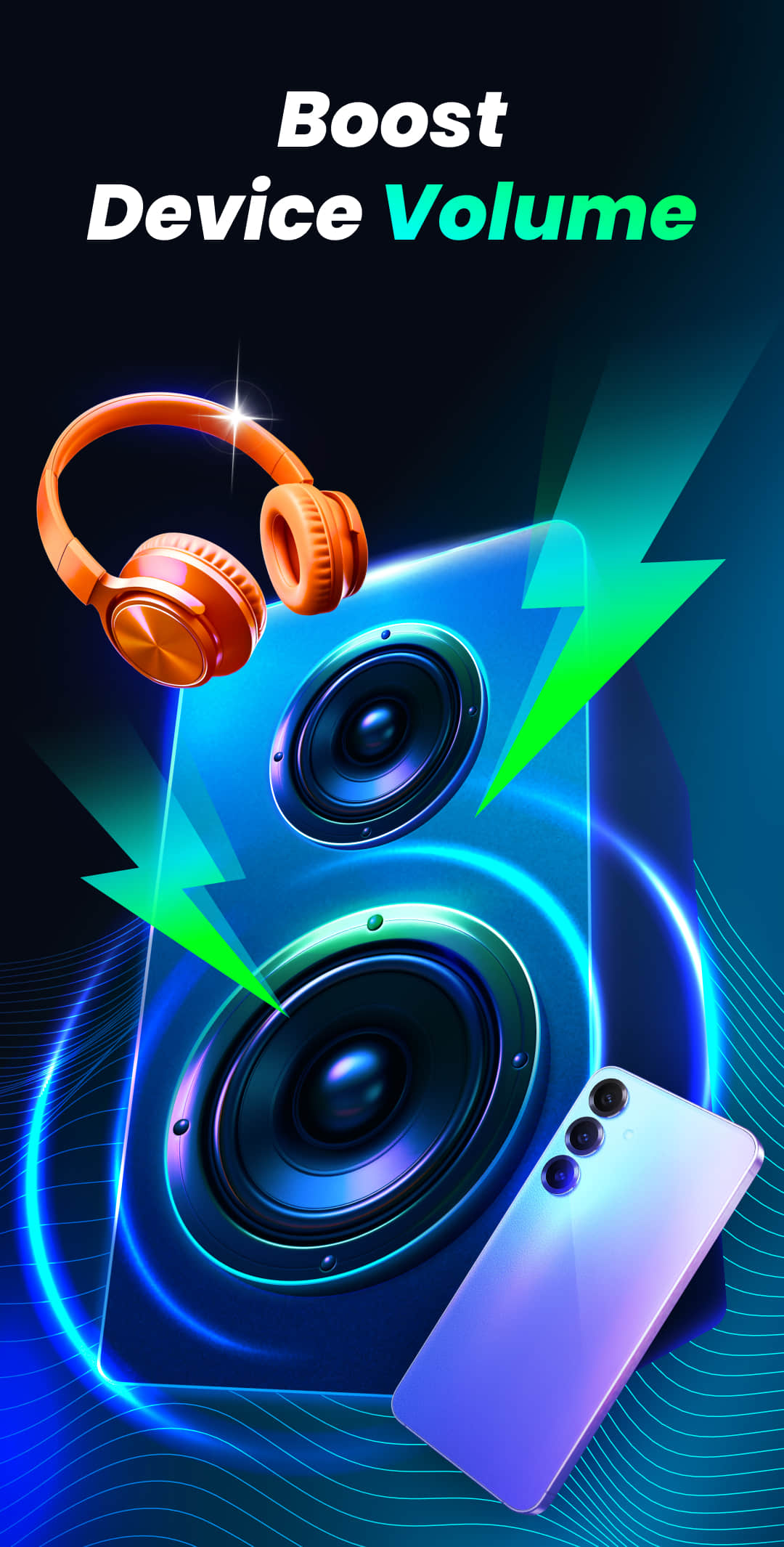 اسکرین شات 6 برنامه Volume Bass Booster, Equalizer