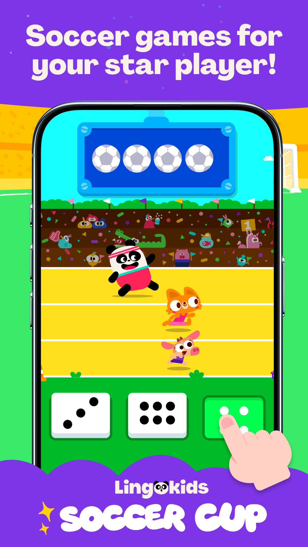 اسکرین شات 3 برنامه Lingokids: Games & Shows