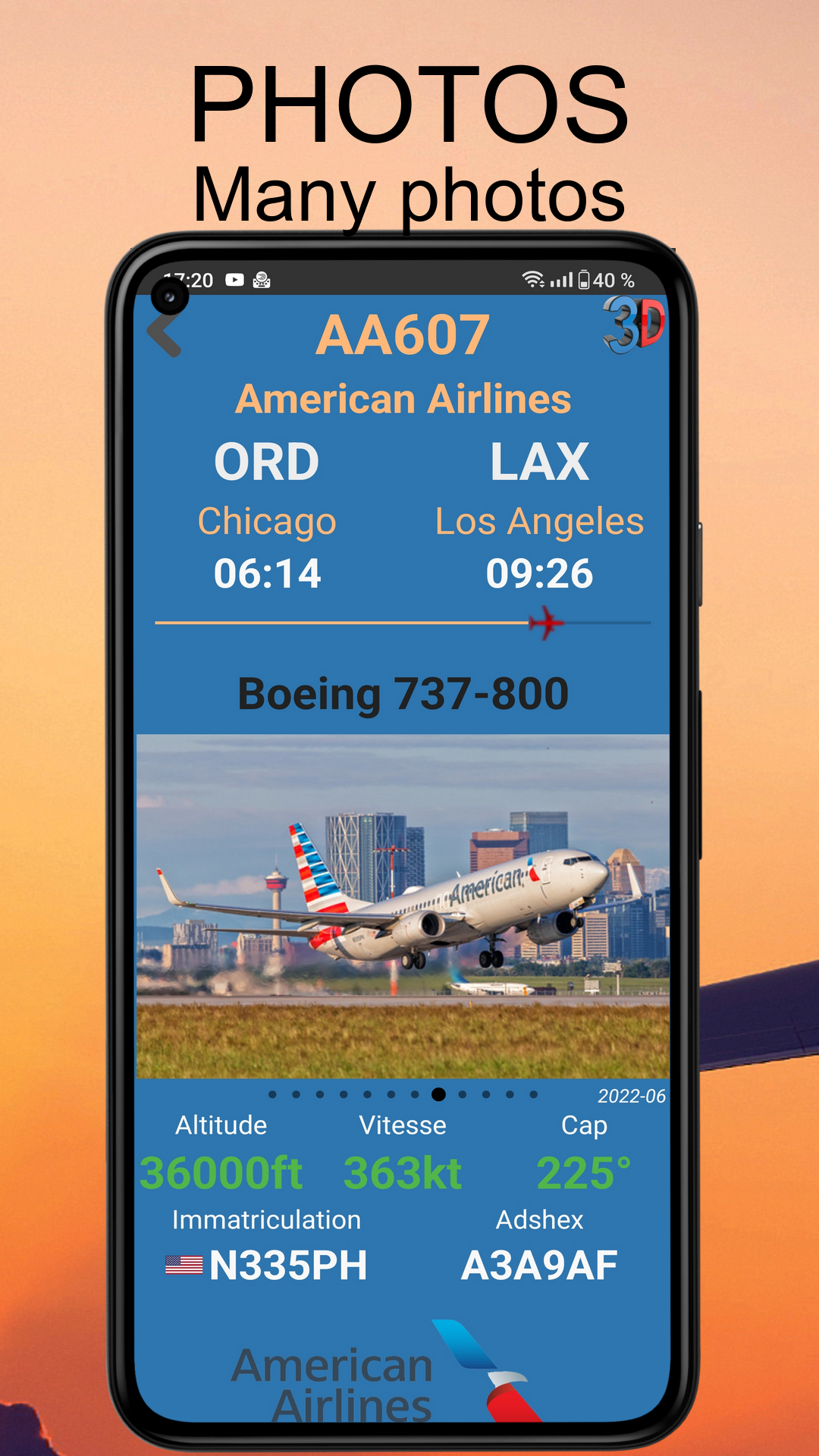 اسکرین شات 5 برنامه Air Traffic - flight tracker