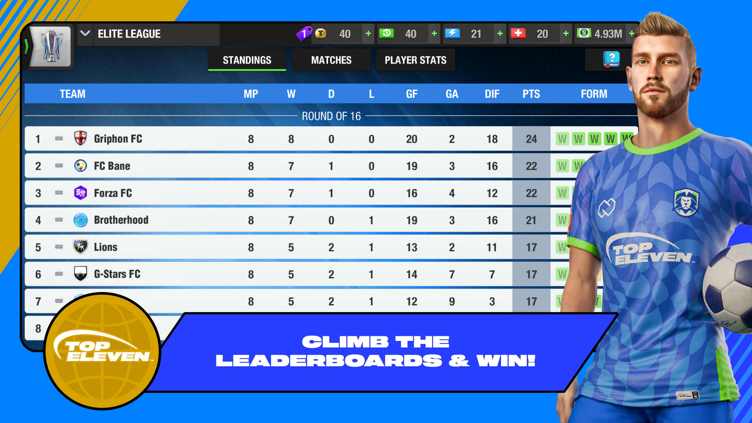 اسکرین شات 6 بازی Top Eleven Be Football Manager