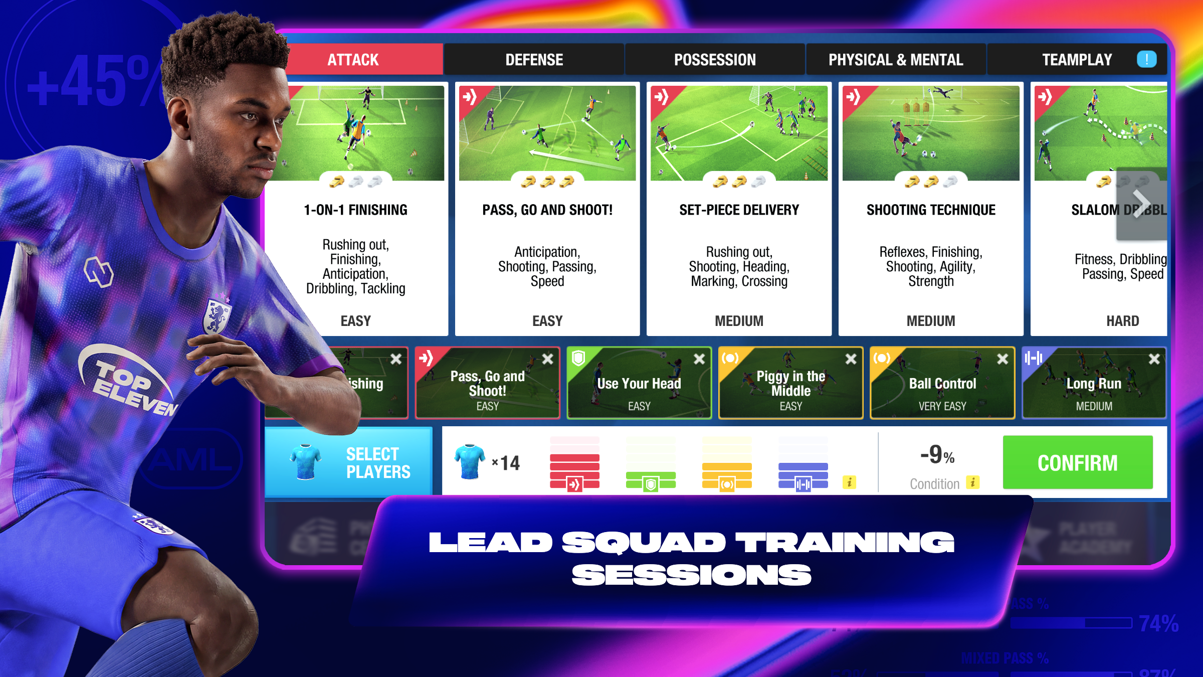اسکرین شات 5 بازی Top Eleven Be a Soccer Manager