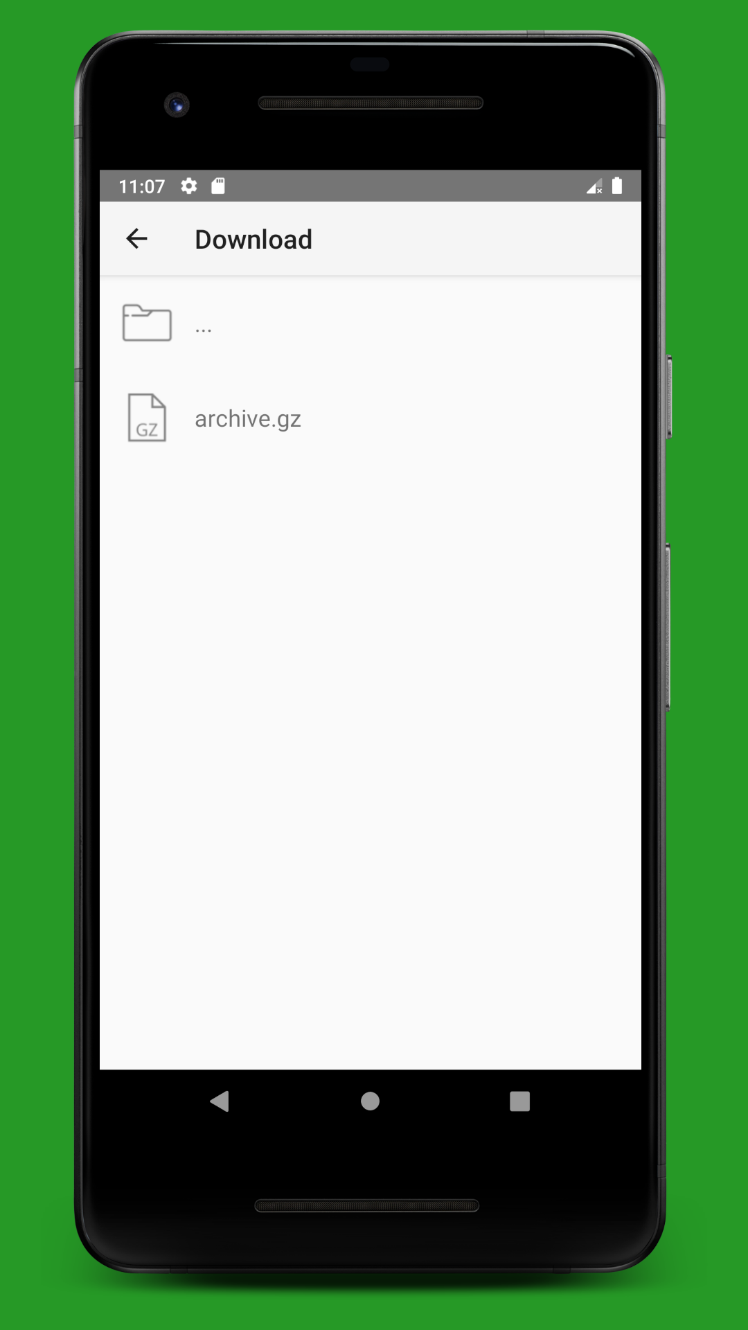 اسکرین شات 2 برنامه GZ & XZ Extract - File Opener