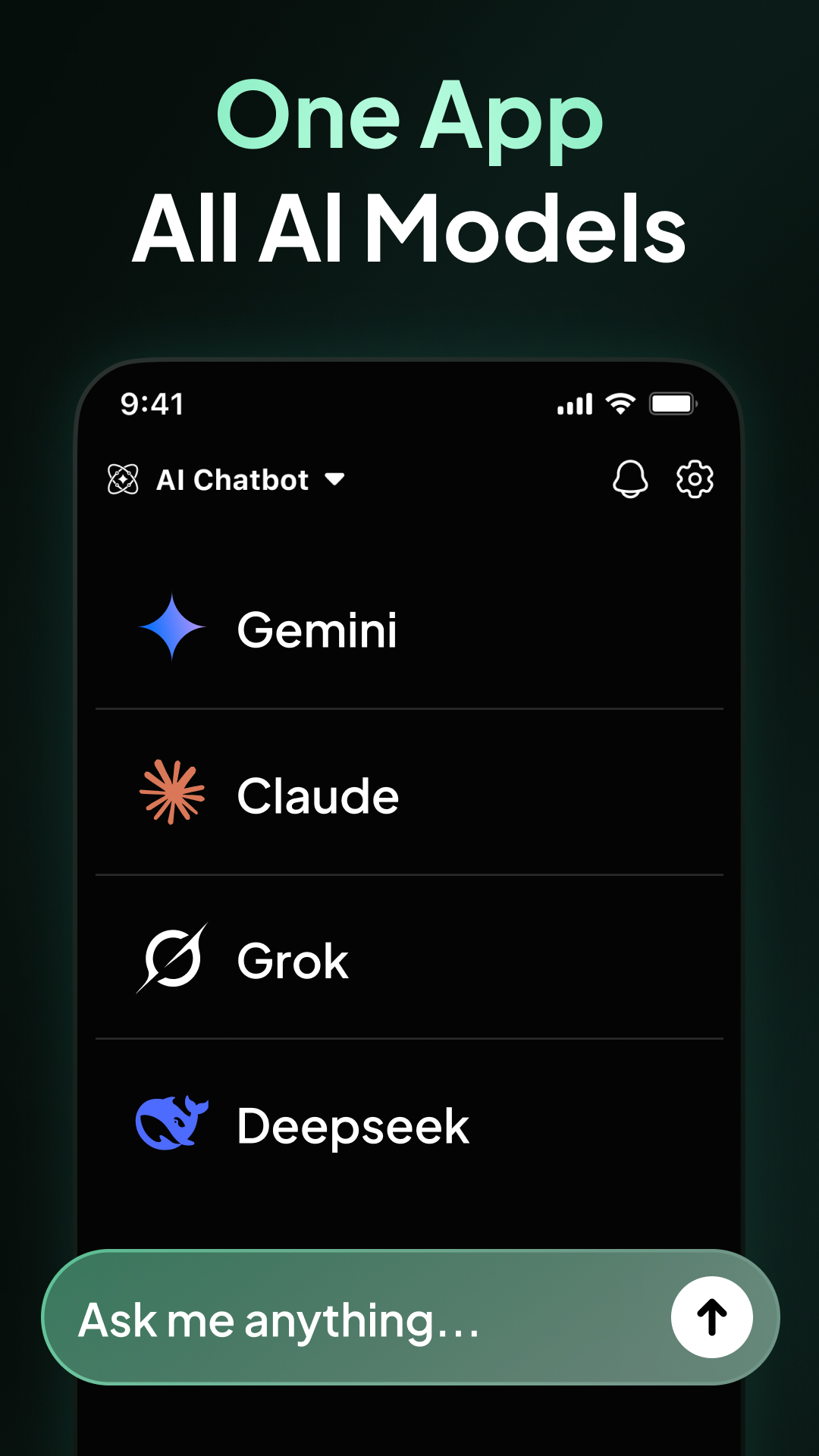 اسکرین شات 1 برنامه Ask Me Anything - AI Chatbot