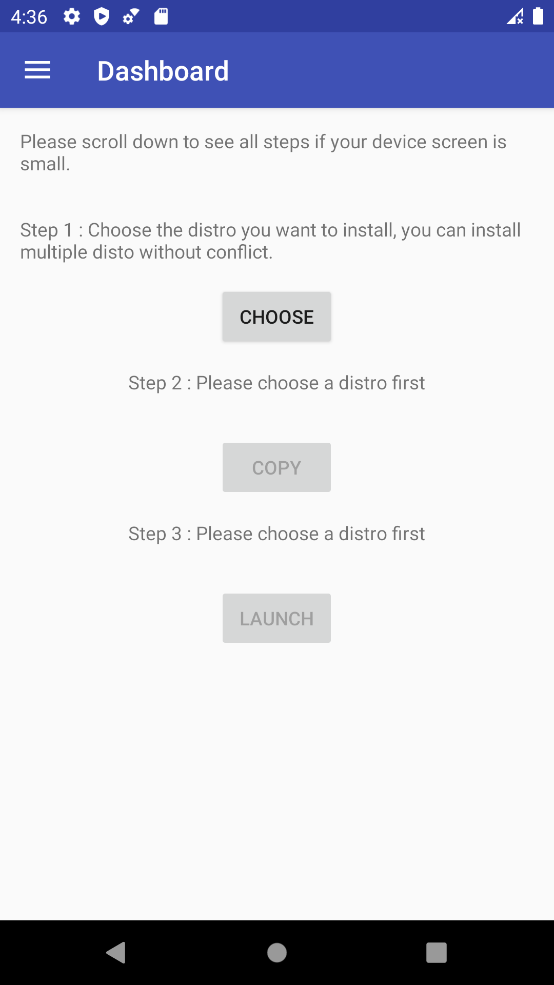 اسکرین شات 5 برنامه AnLinux - Run Linux on Android