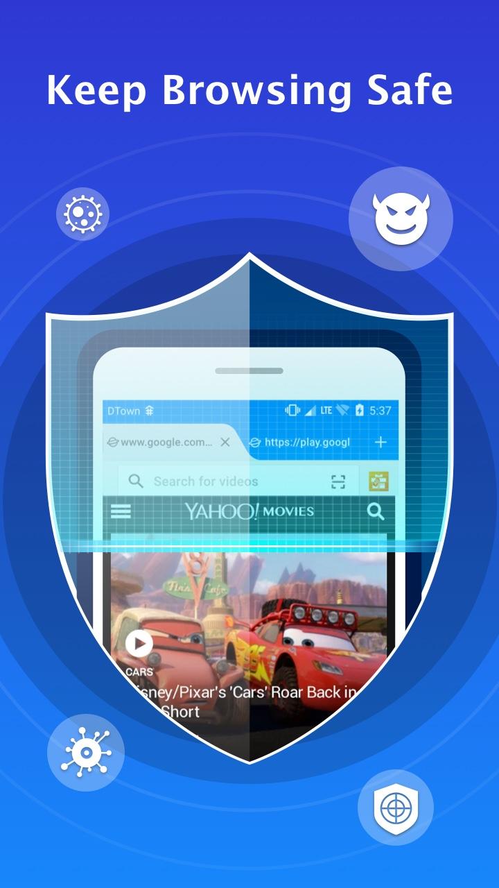 اسکرین شات 2 برنامه Web Browser for Android