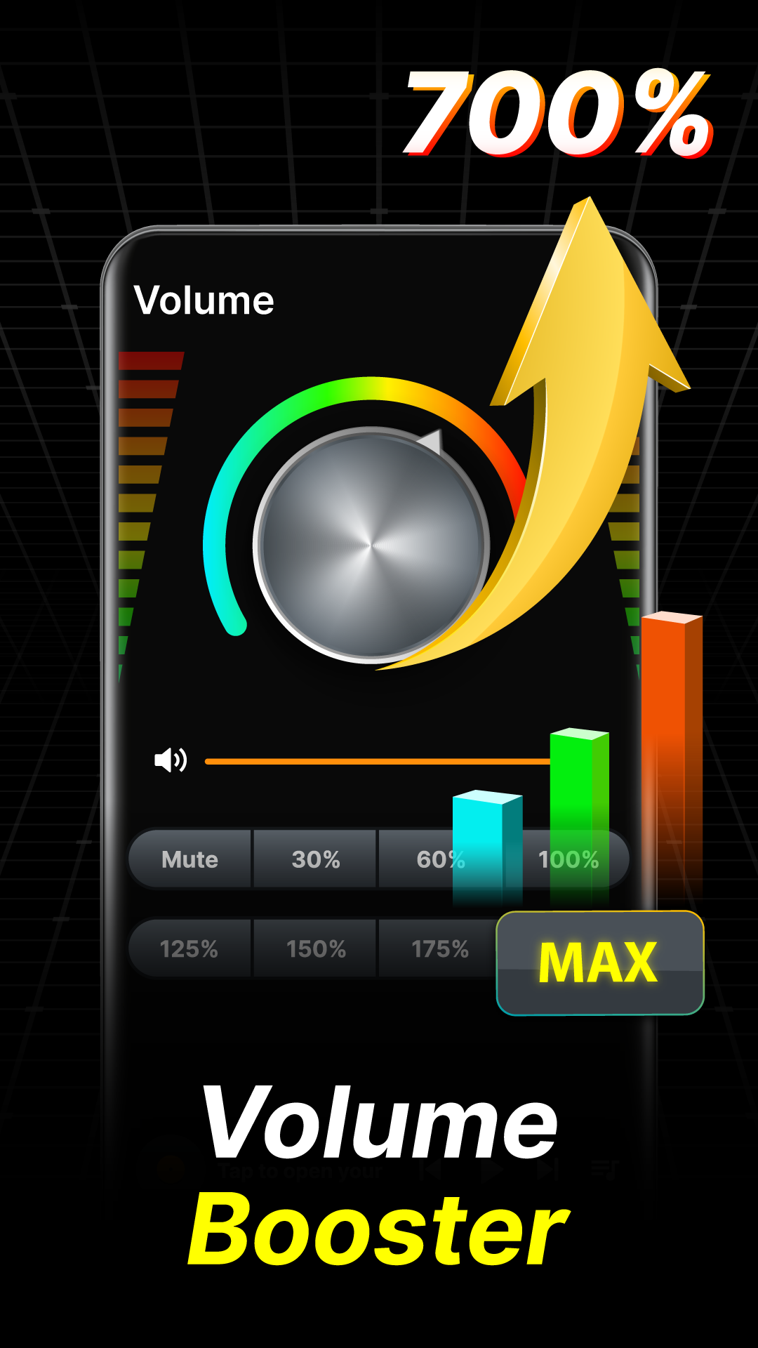 اسکرین شات 1 برنامه Volume Booster・Sound Equalizer