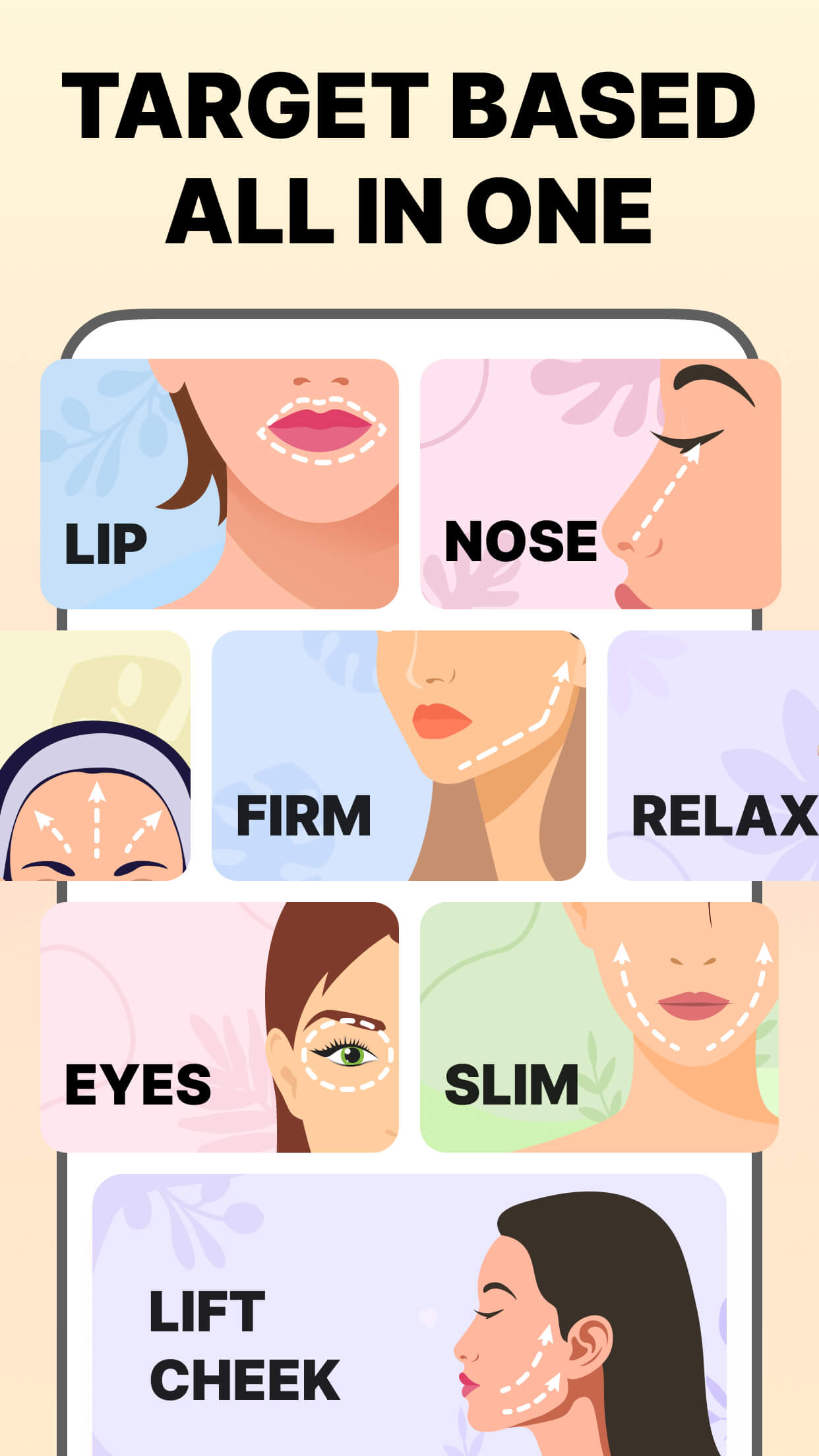 اسکرین شات 2 برنامه Face Yoga Exercises, Skin Care