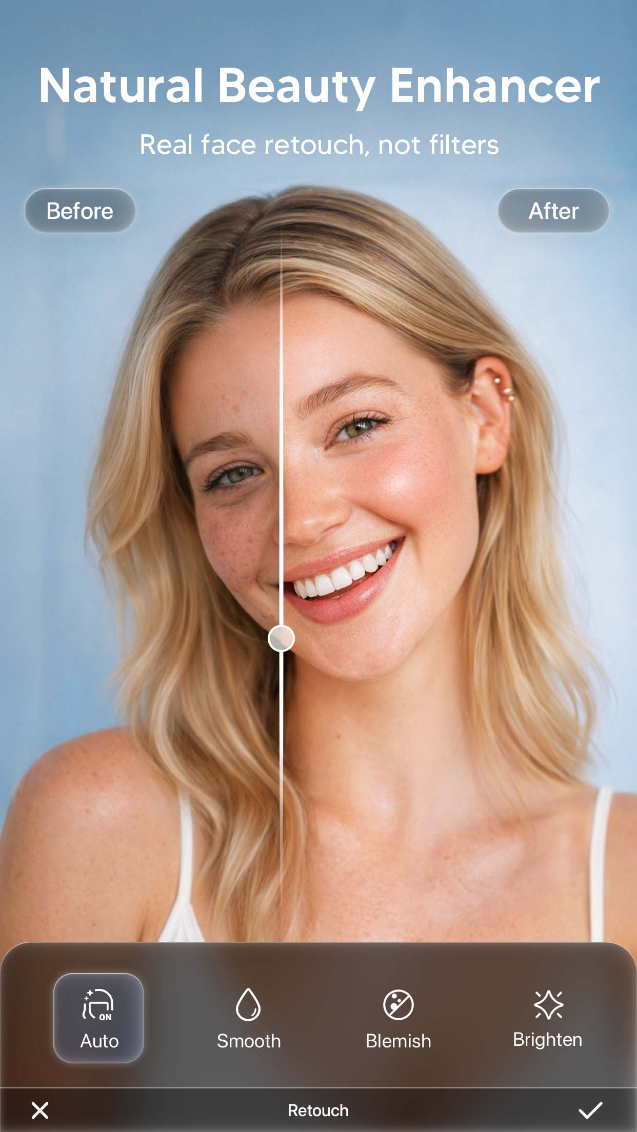 اسکرین شات 1 برنامه Face & Photo Editor - FacePic