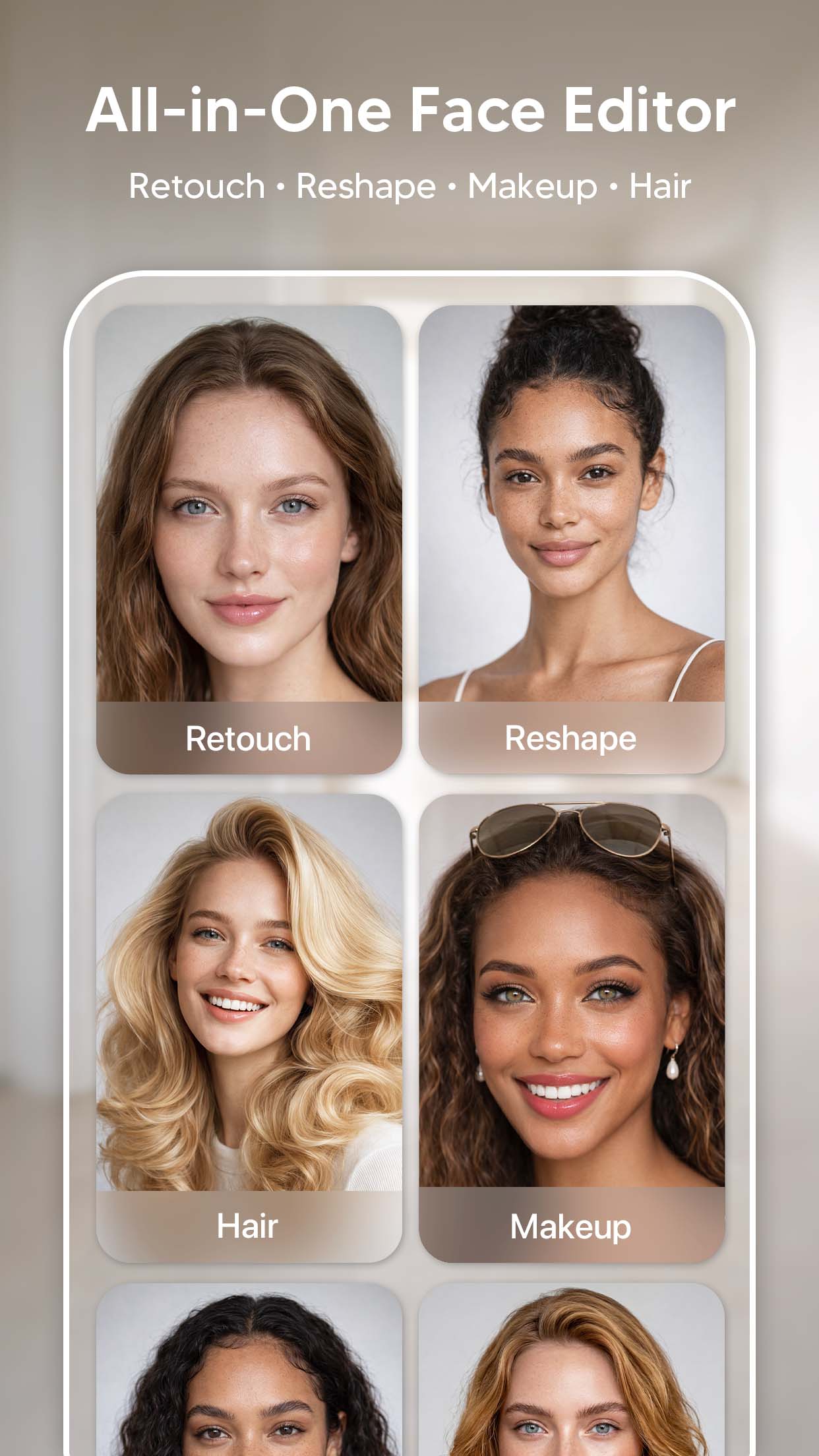 اسکرین شات 8 برنامه Face & Photo Editor - FacePic