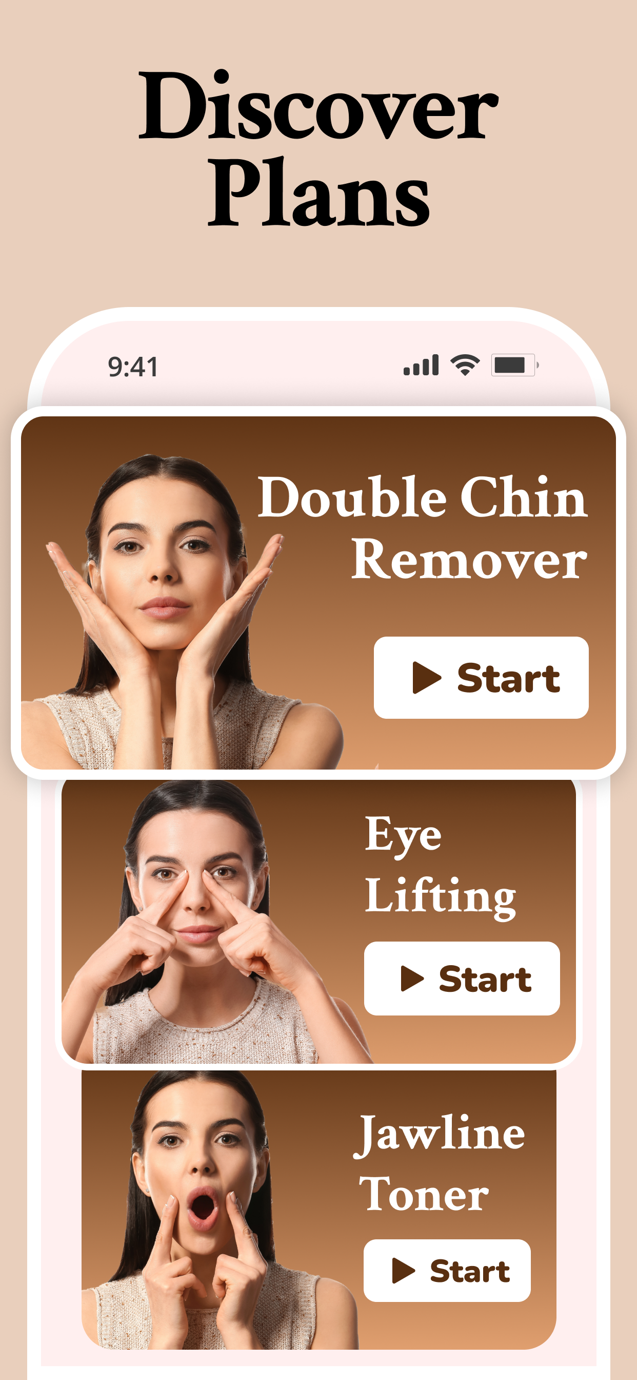 اسکرین شات 4 برنامه Face Yoga & Facial Exercises