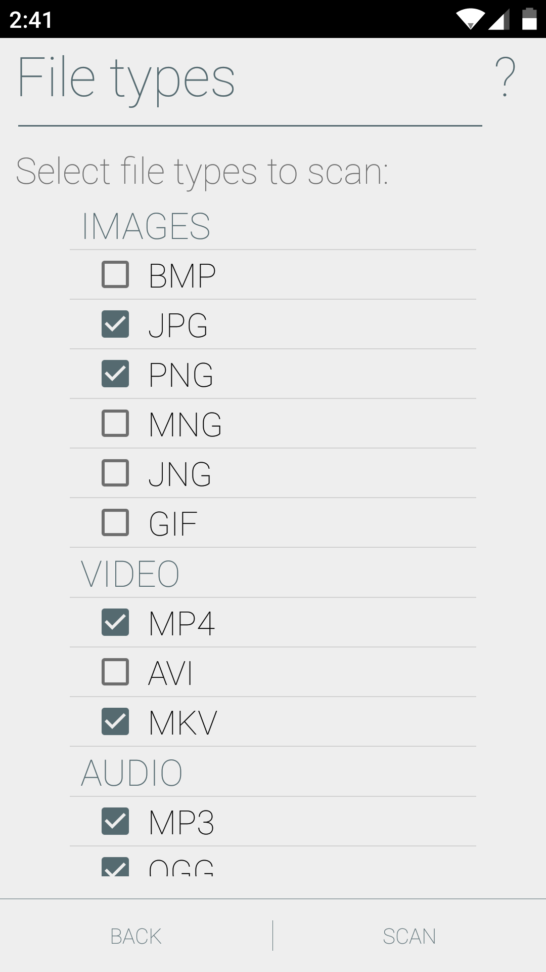اسکرین شات 2 برنامه Undeleter Recover Files & Data
