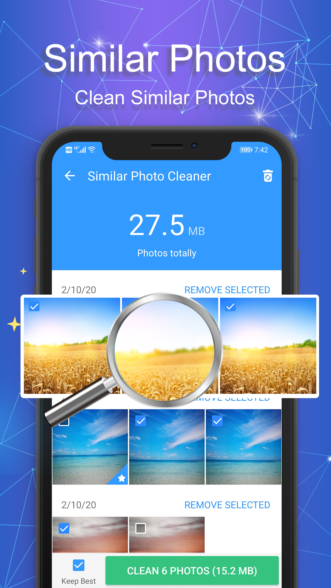 اسکرین شات 5 برنامه FancyClean - junk cleaner