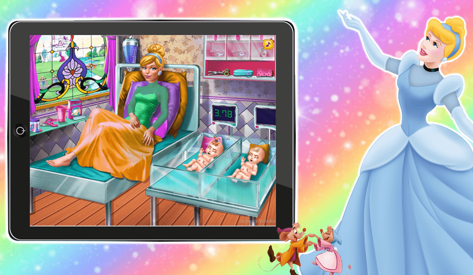 اسکرین شات 4 بازی بازی دخترانه بچه داری سیندرلا