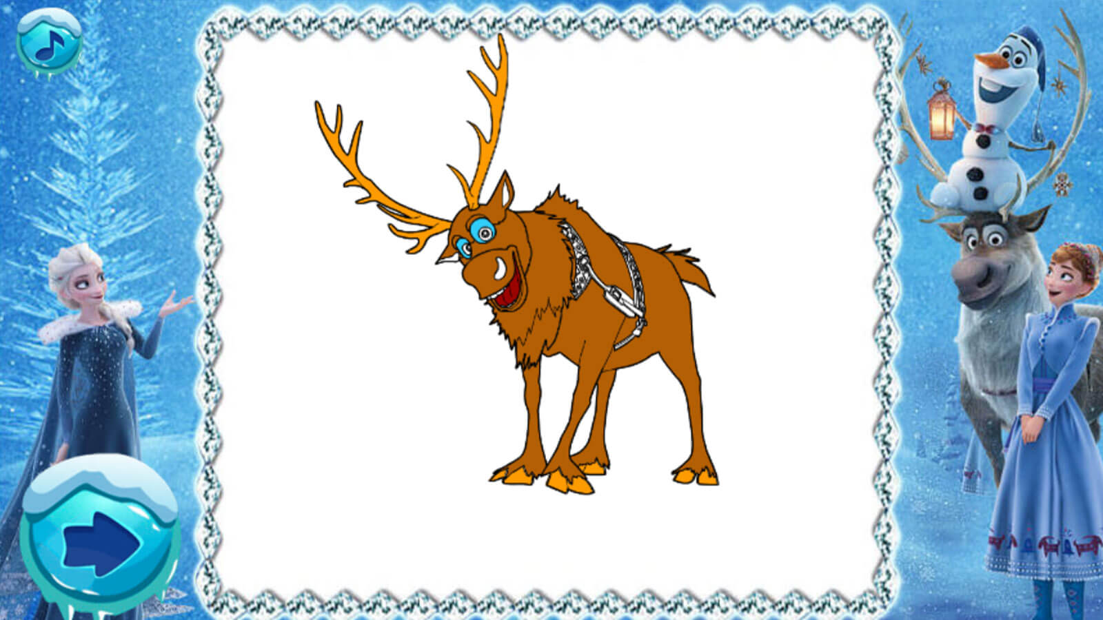 اسکرین شات 4 بازی بازی دفتر نقاشی السا و انا