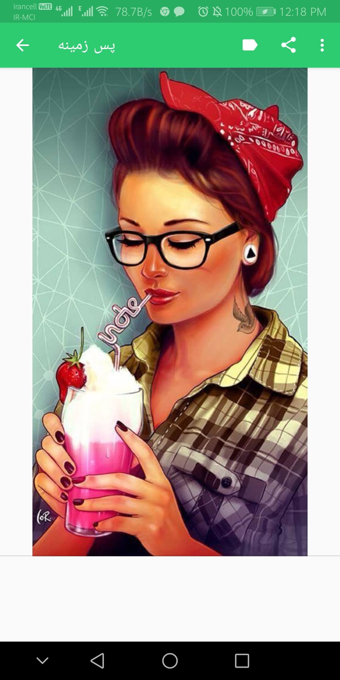 اسکرین شات 1 برنامه تصویر زمینه خاص دخترانه