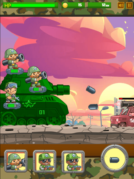 اسکرین شات 3 بازی بازی دفاع تانکی