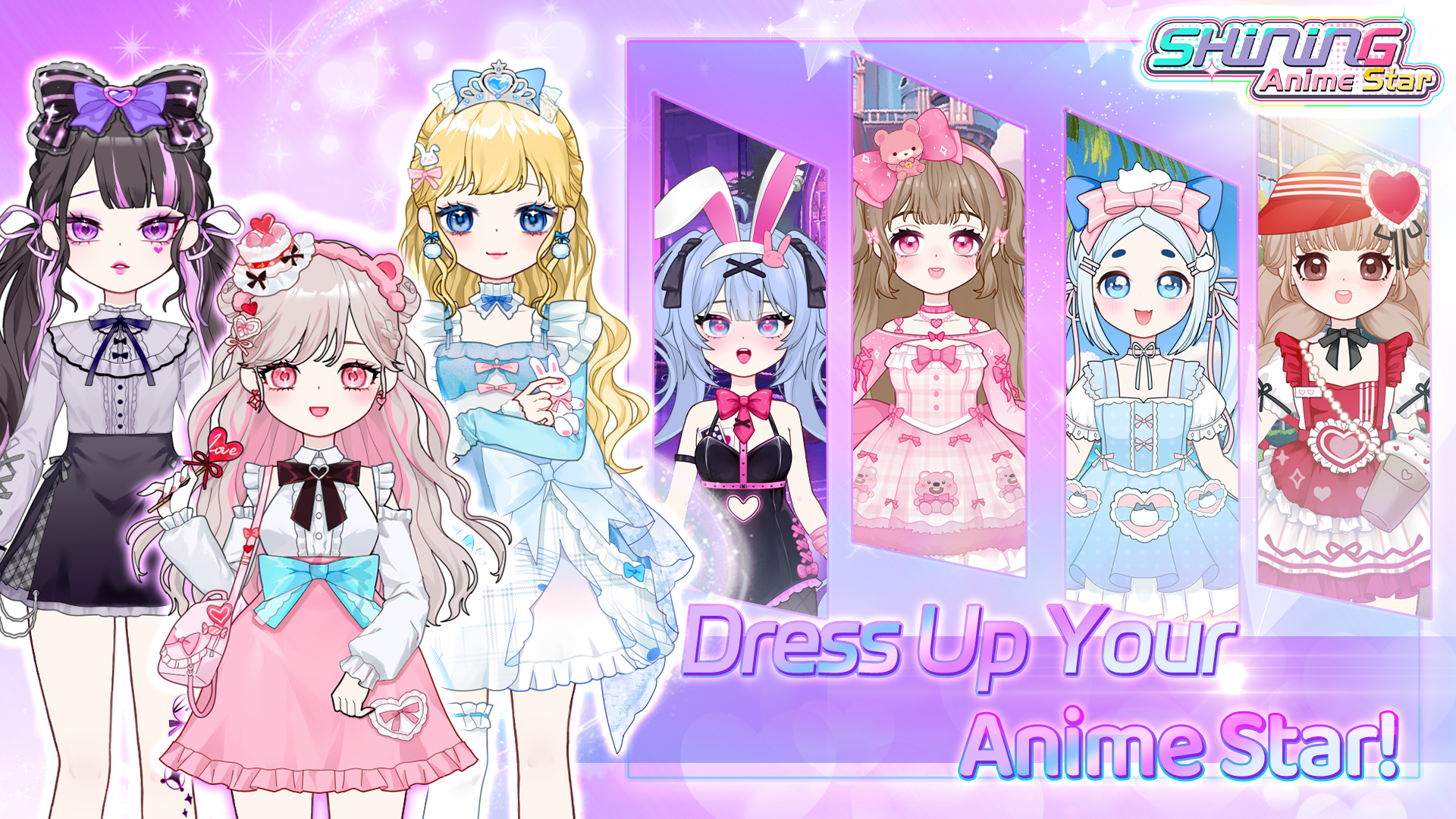 اسکرین شات 5 بازی Dress Up! Shining Anime Star
