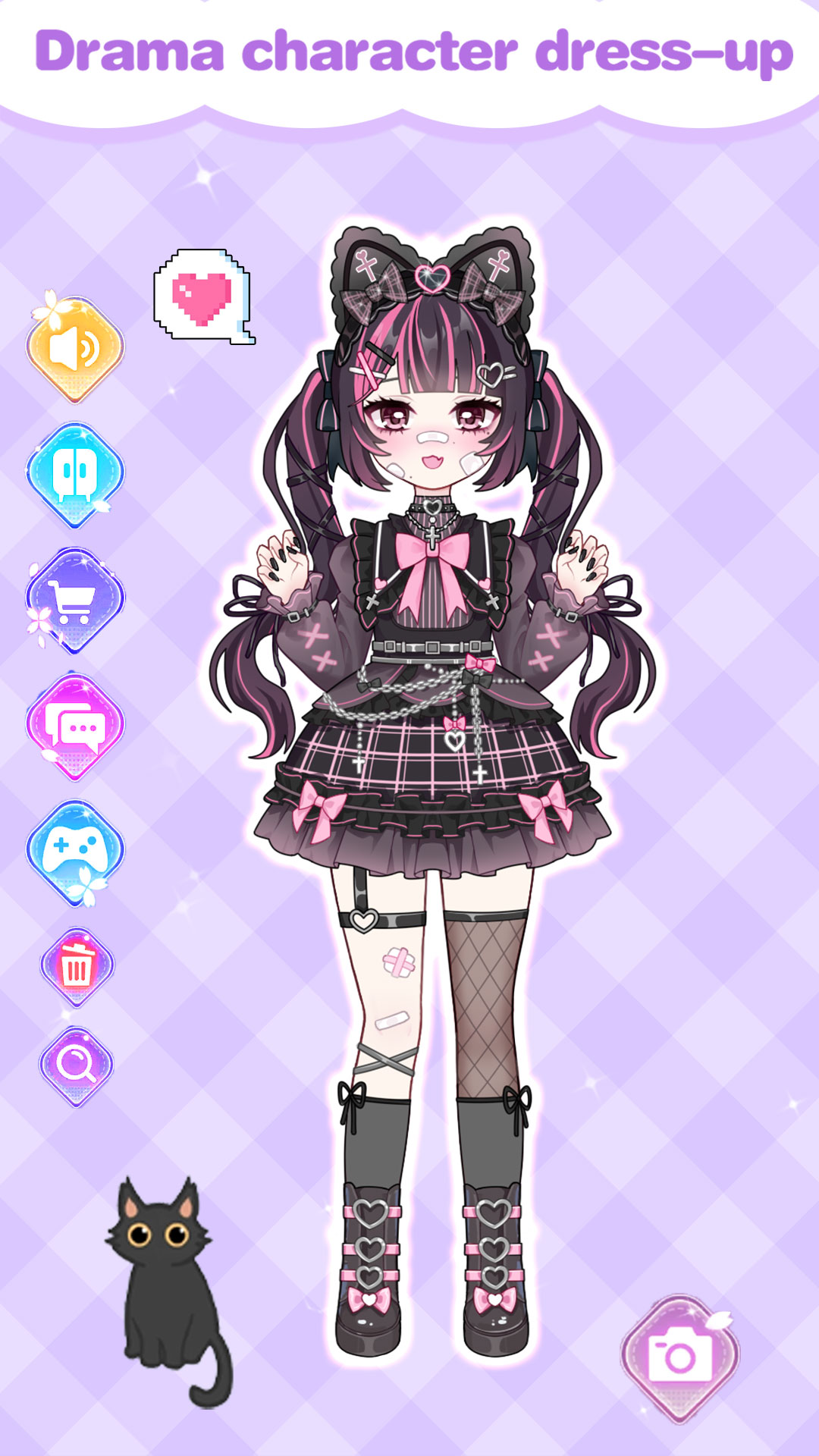 اسکرین شات 1 بازی Dress Up! Shining Anime Star