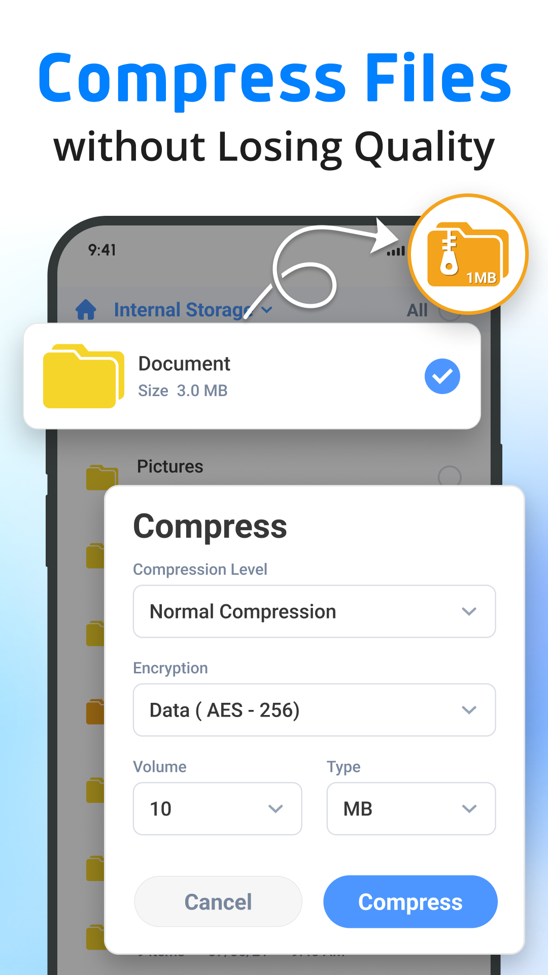 اسکرین شات 4 برنامه File Archiver - Extract, Unzip