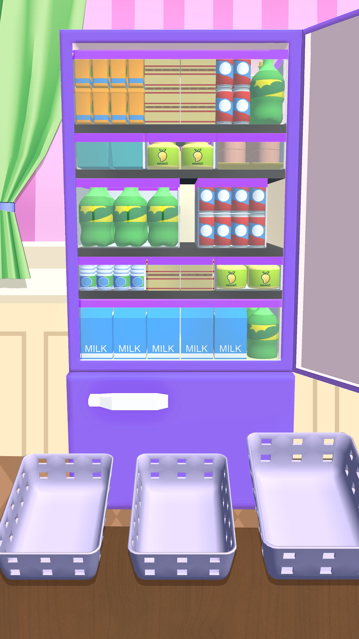 اسکرین شات 6 بازی Fill Up Fridge:Organizing Game