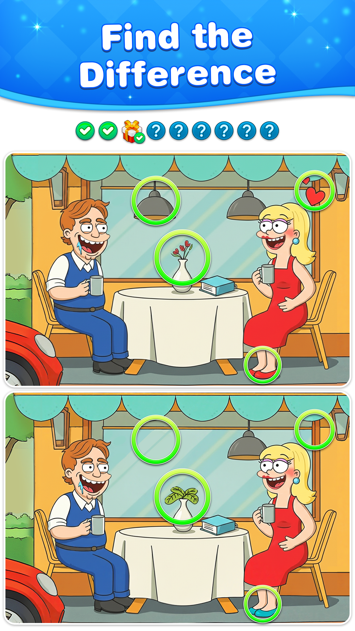 اسکرین شات 2 بازی Find Fun Difference: Spot it!