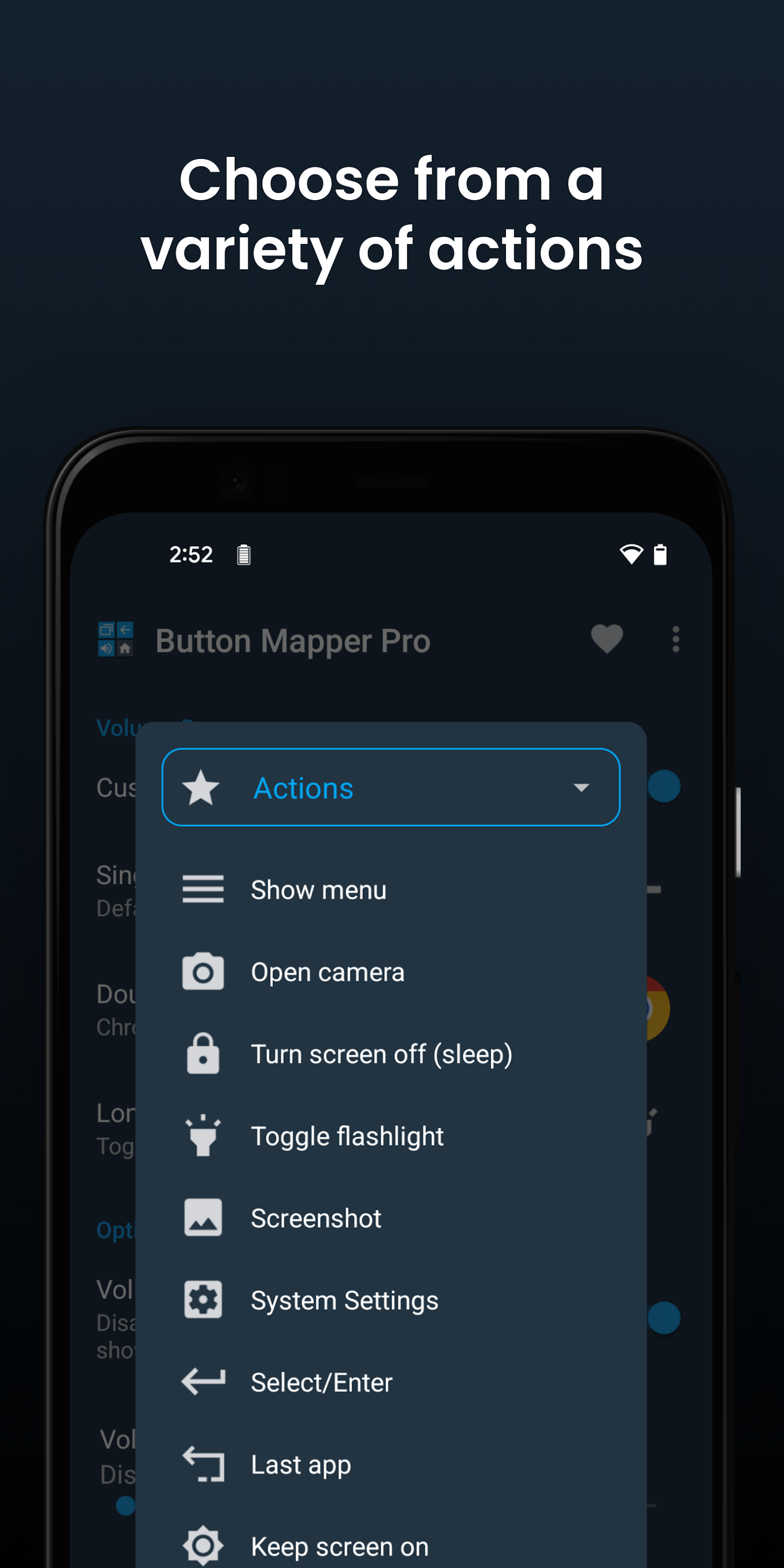 اسکرین شات 4 برنامه Button Mapper: Remap your keys