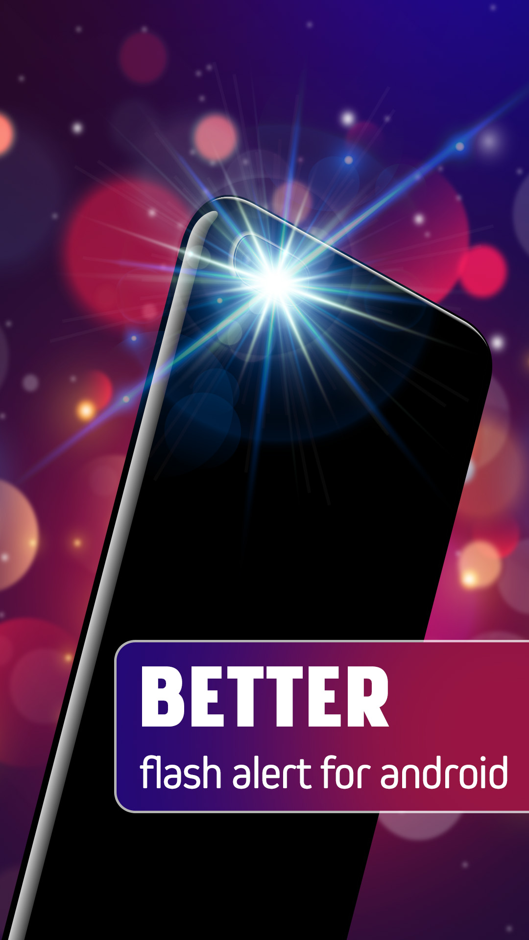 اسکرین شات 1 برنامه Flash Alerts: Calls & Messages