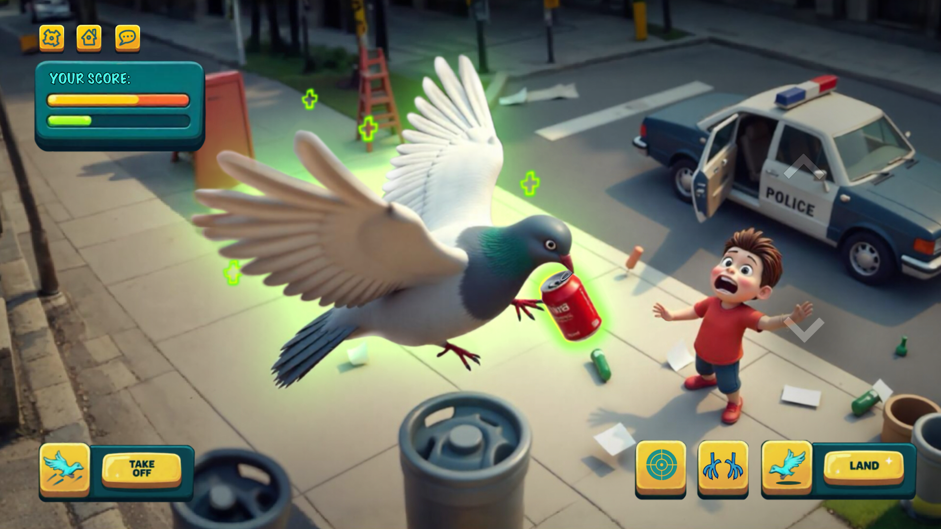 اسکرین شات 3 بازی Pigeon Pal: Pet Life Simulator