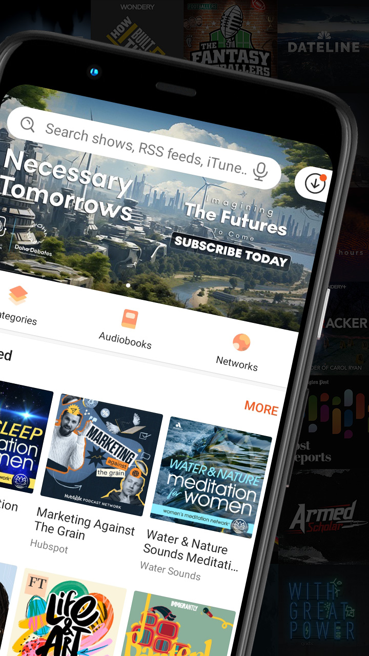اسکرین شات 2 برنامه Podcast Player - Castbox