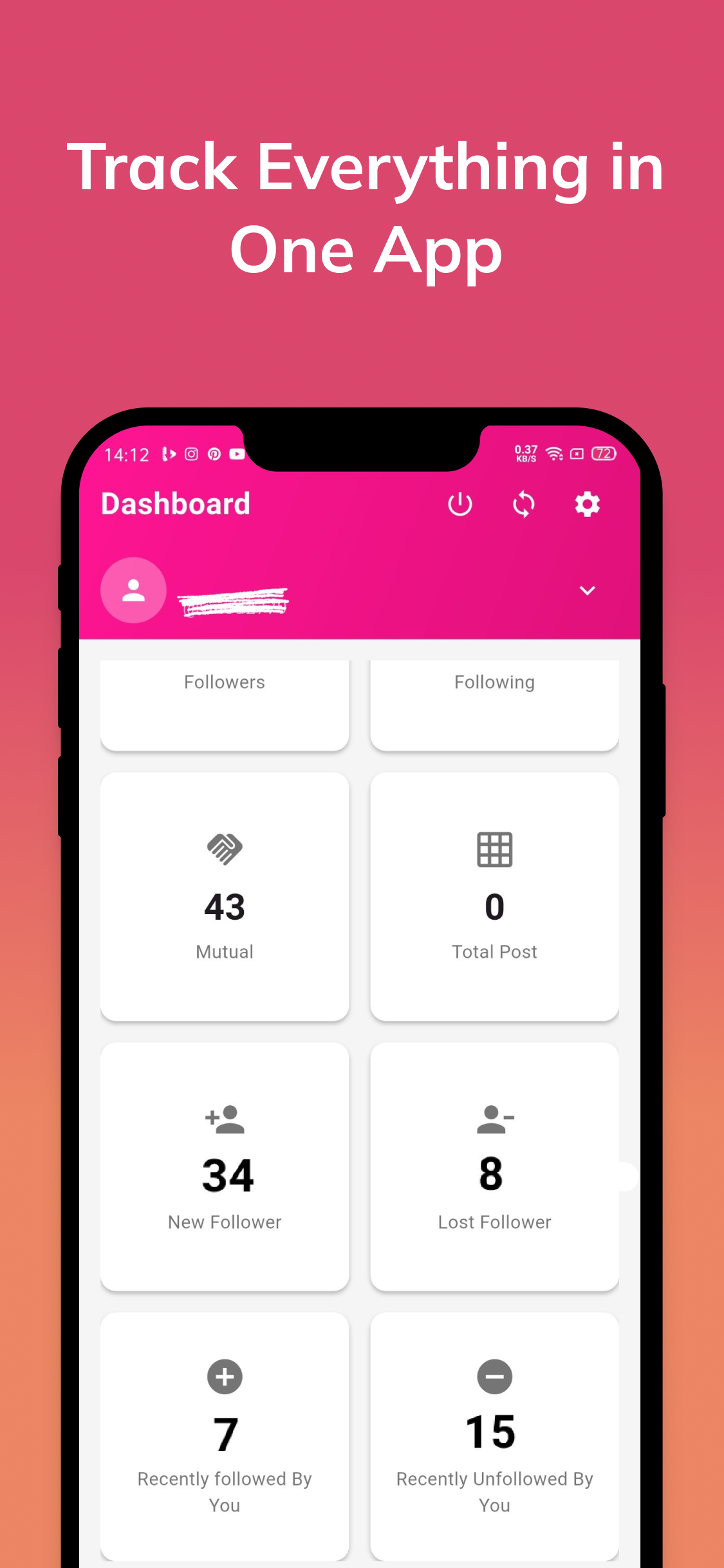 اسکرین شات 5 برنامه Followers - Unfollowers