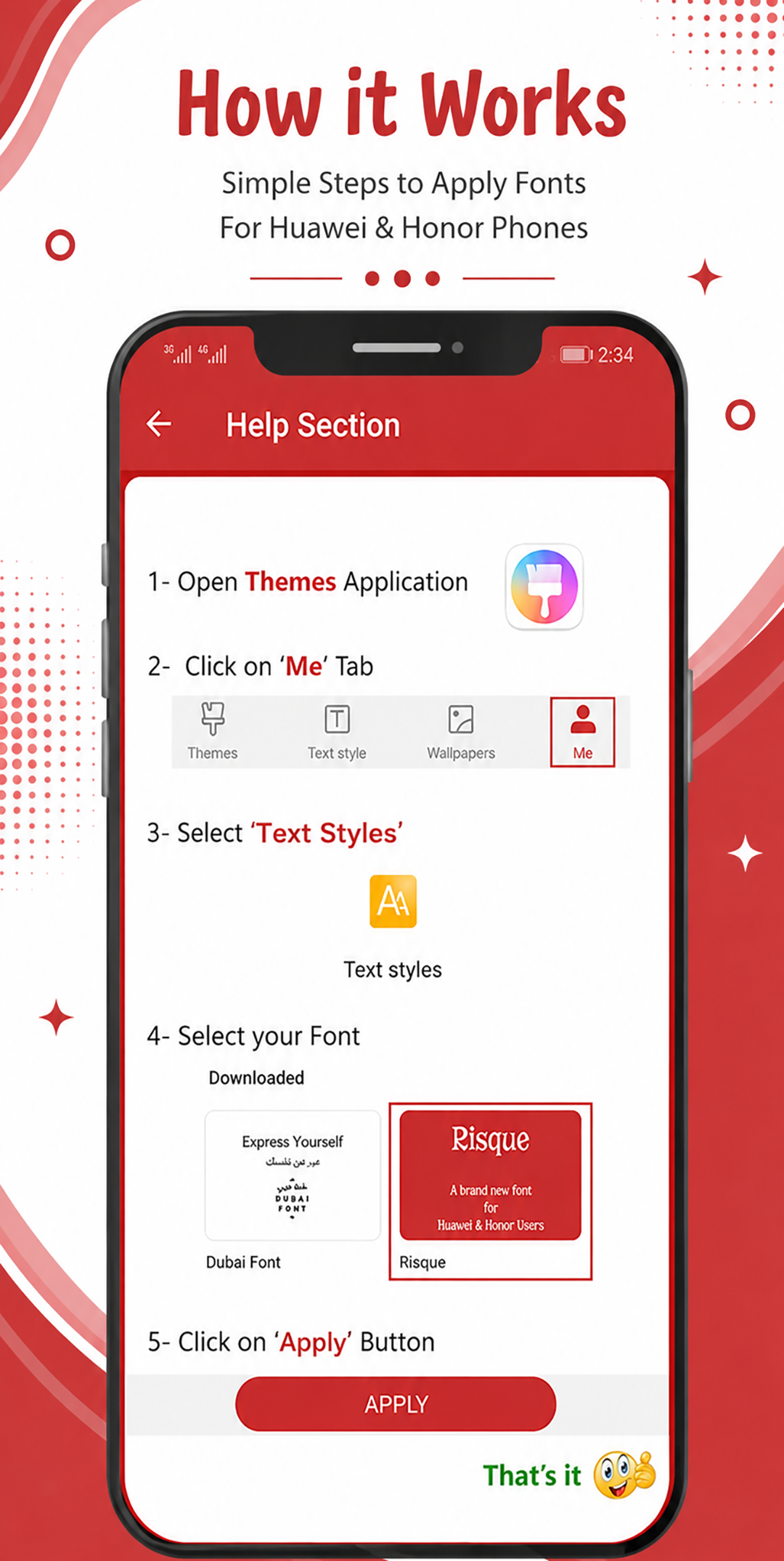 اسکرین شات 8 برنامه Font Manager for Huawei/Emui