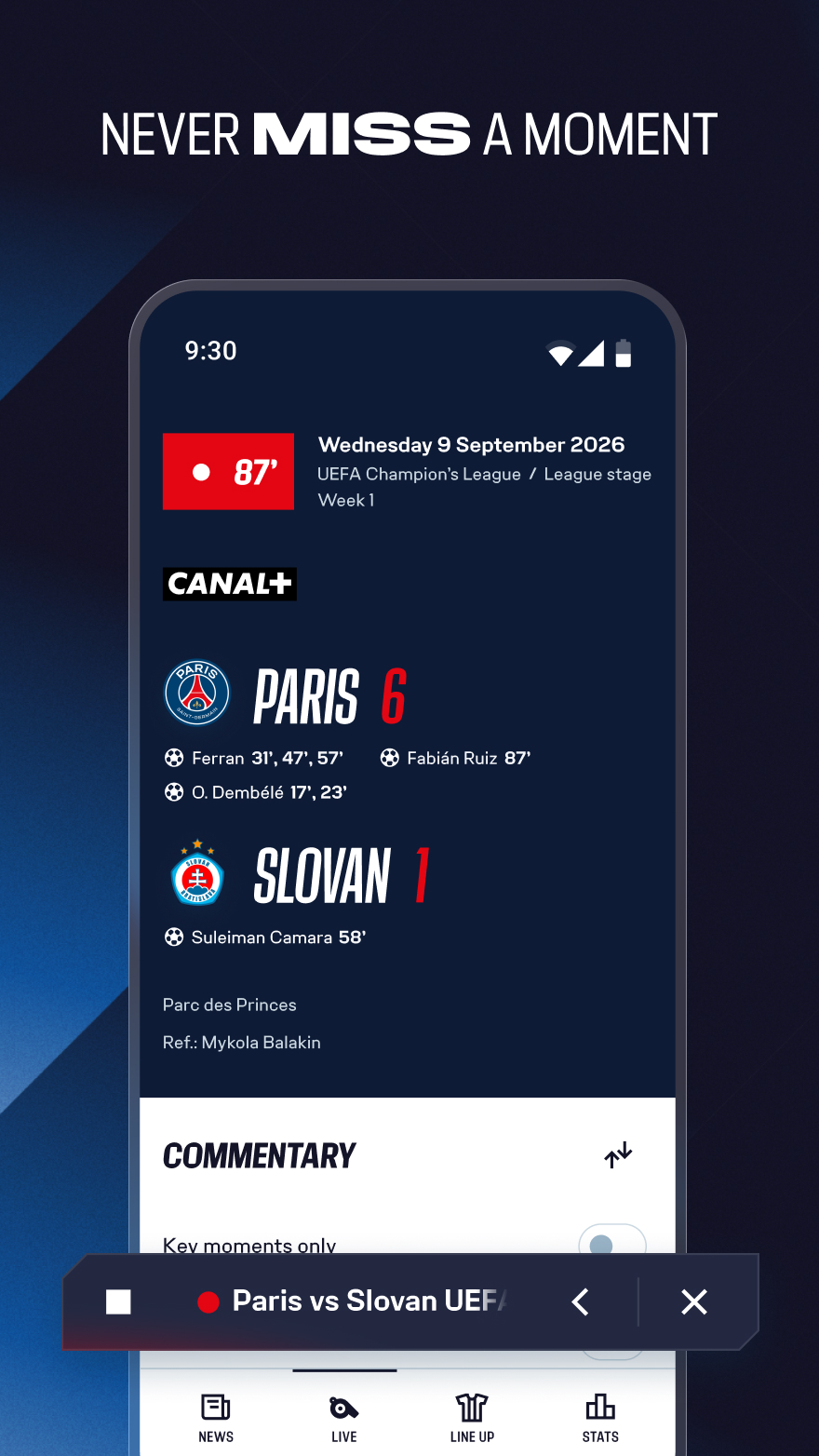 اسکرین شات 1 برنامه PSG Official