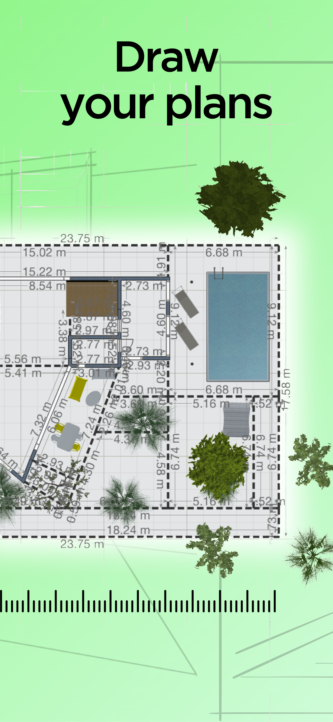 اسکرین شات 4 برنامه Home Design 3D: Draw & Plan