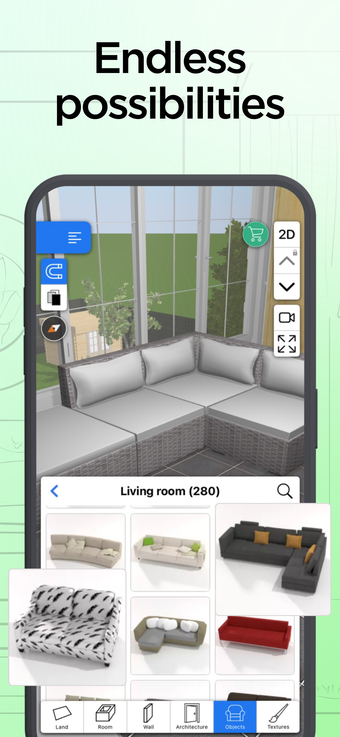 اسکرین شات 6 برنامه Home Design 3D: Draw & Plan