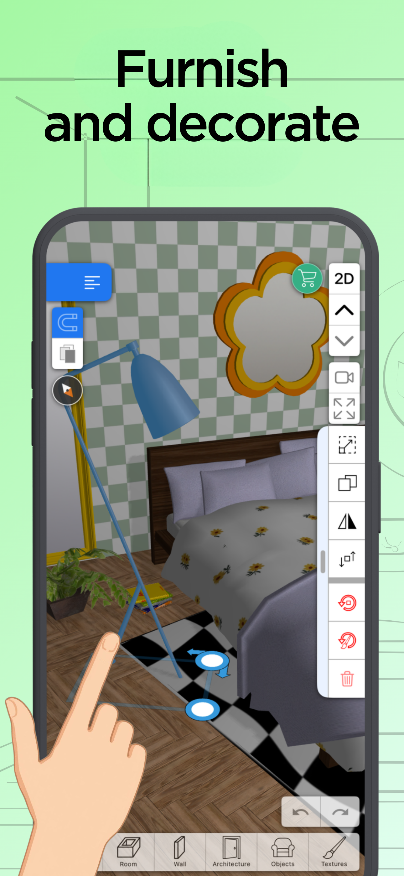 اسکرین شات 5 برنامه Home Design 3D: Draw & Plan