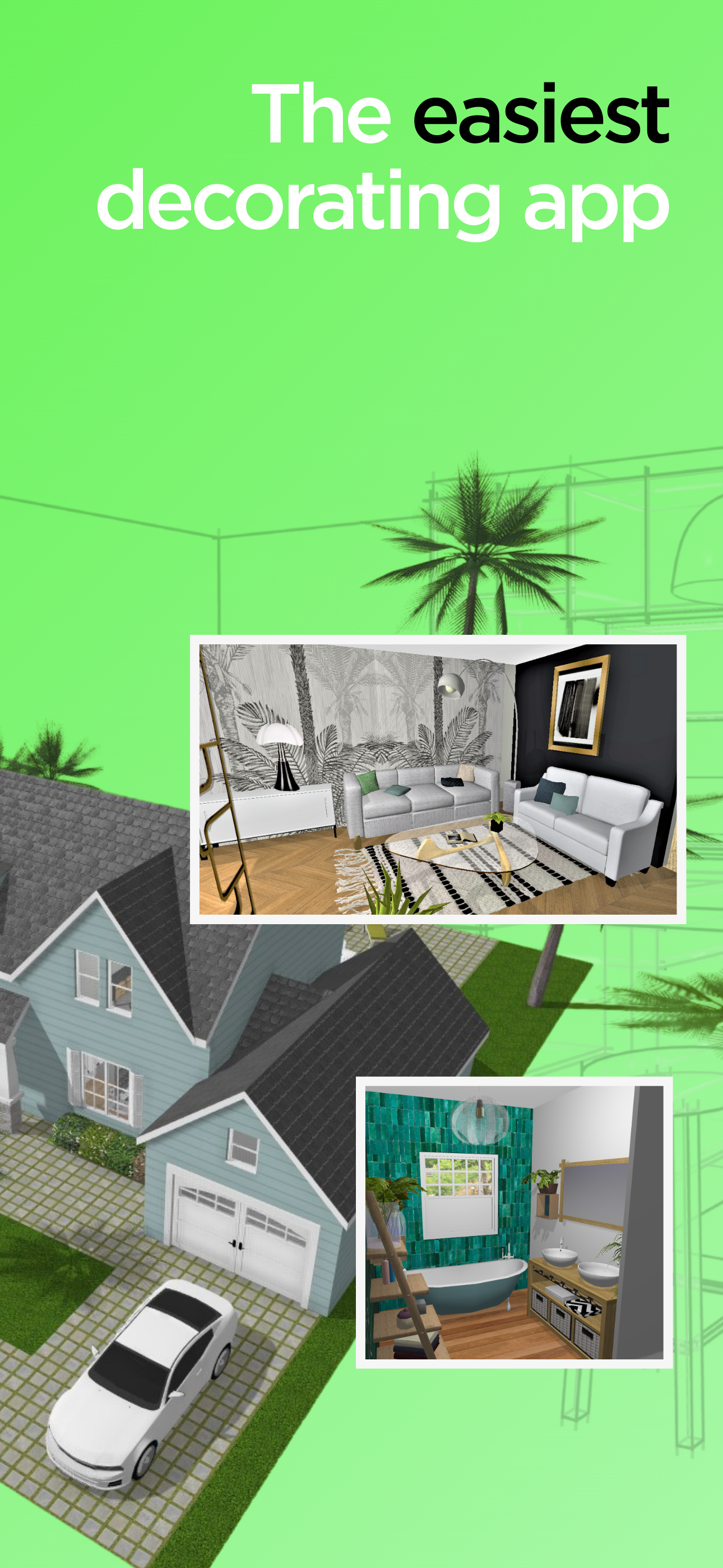 اسکرین شات 2 برنامه Home Design 3D: Draw & Plan