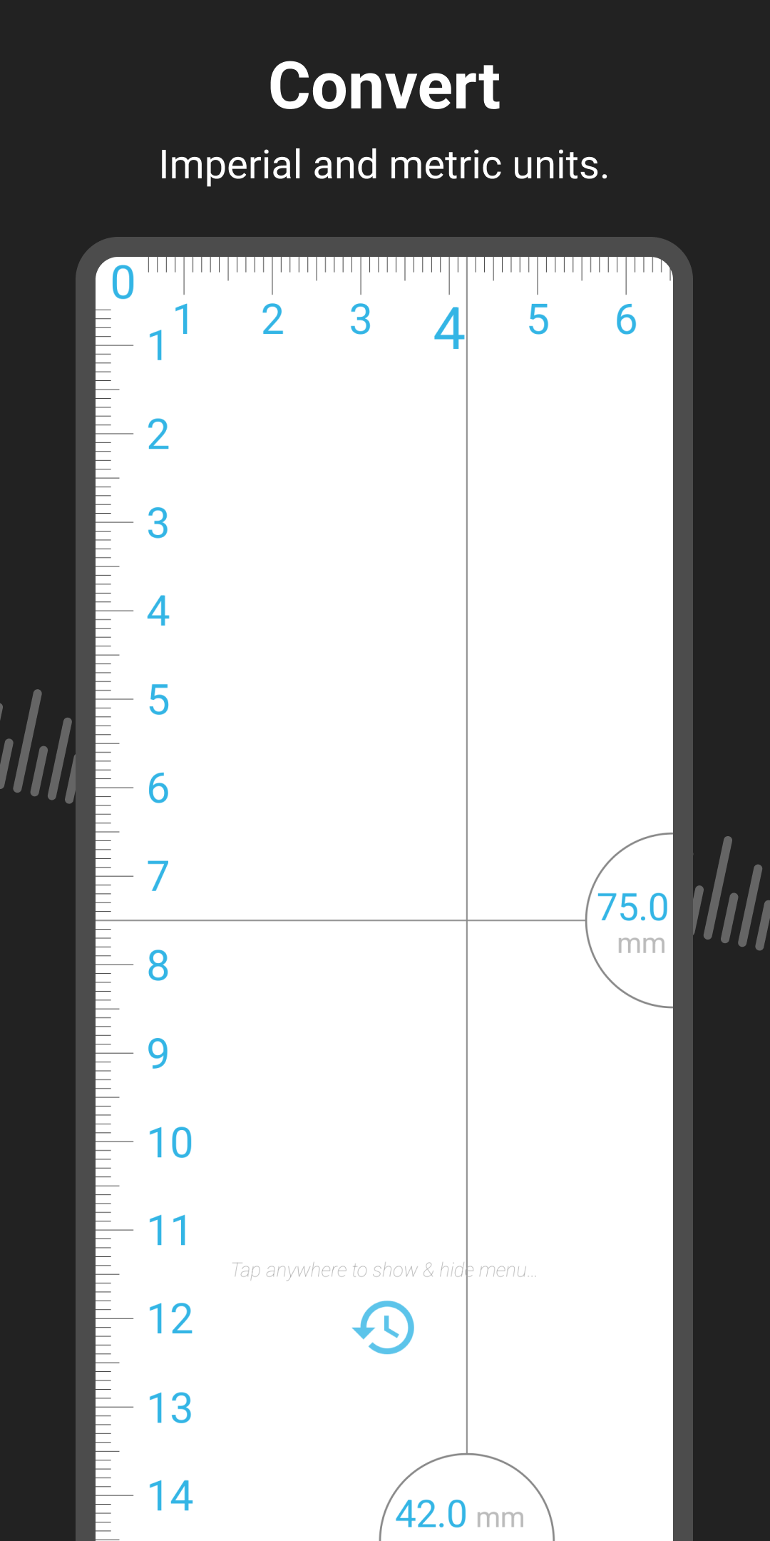 اسکرین شات 3 برنامه Ruler