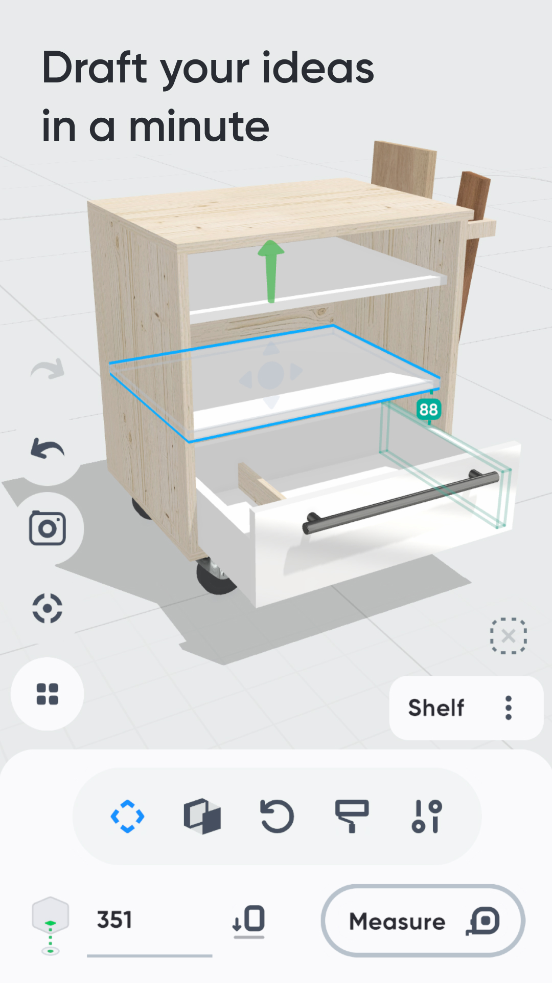 اسکرین شات 2 برنامه Moblo - furniture 3D modeling