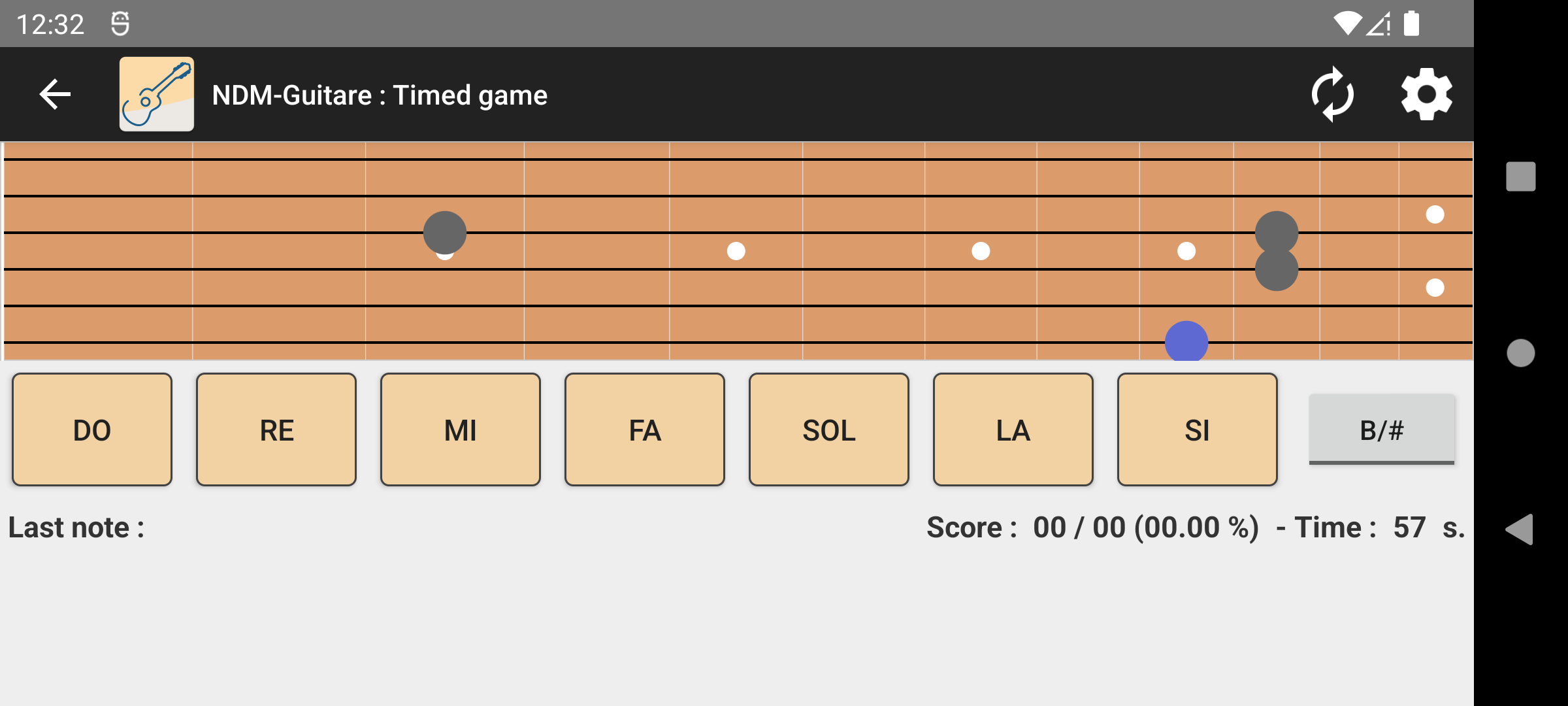 اسکرین شات 1 بازی NDM-Guitar Learn Music Notes