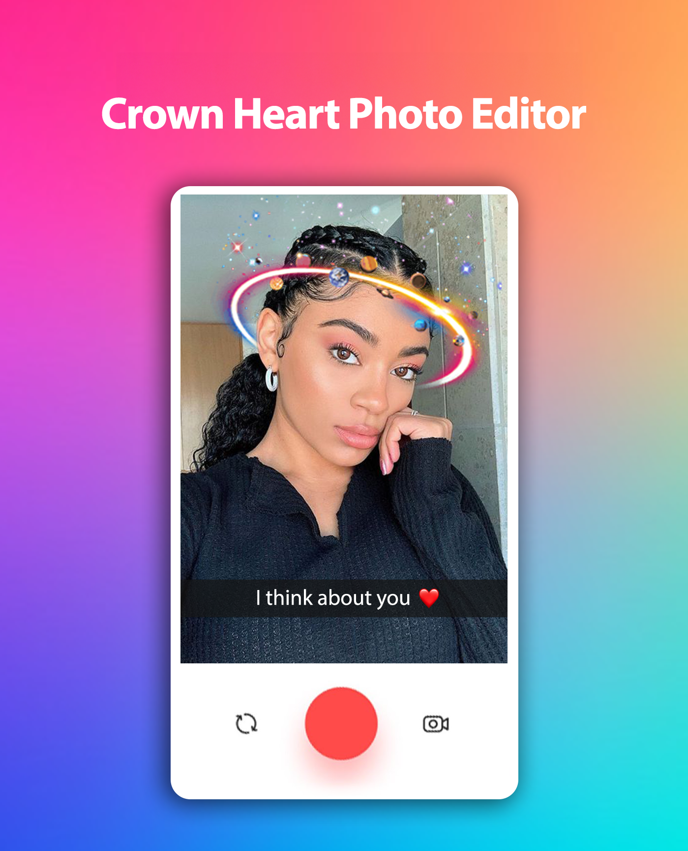 اسکرین شات 8 برنامه Crown Heart Photo Editor
