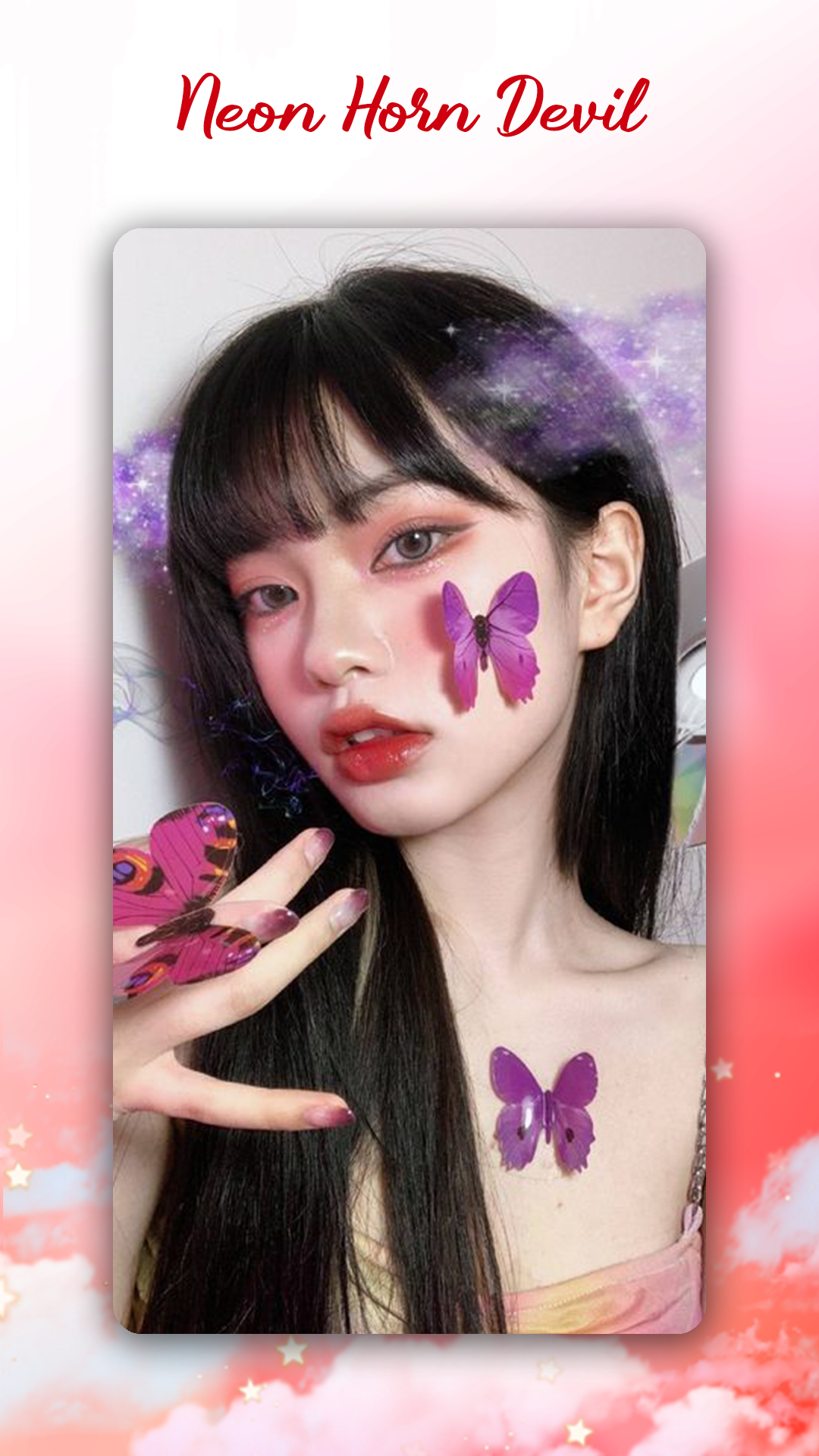 اسکرین شات 8 برنامه Neon Horns Devil Photo Editor