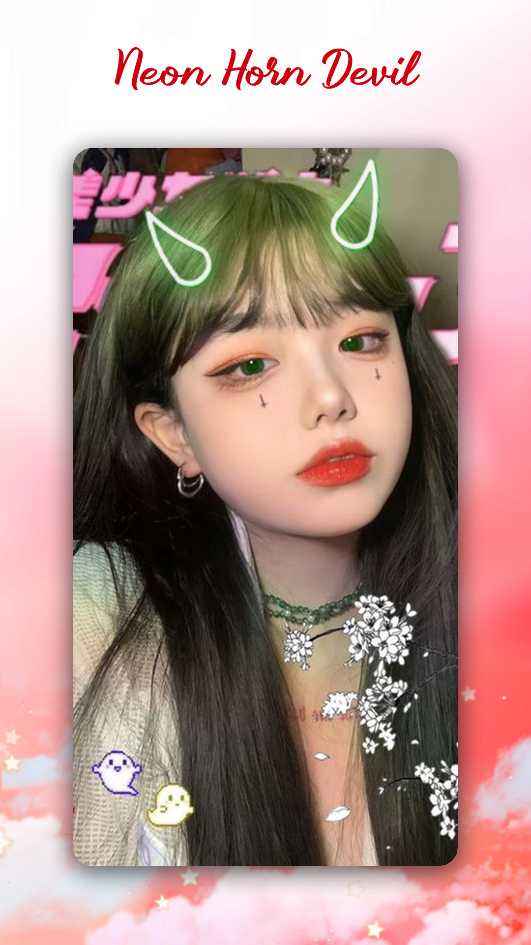 اسکرین شات 5 برنامه Neon Horns Devil Photo Editor