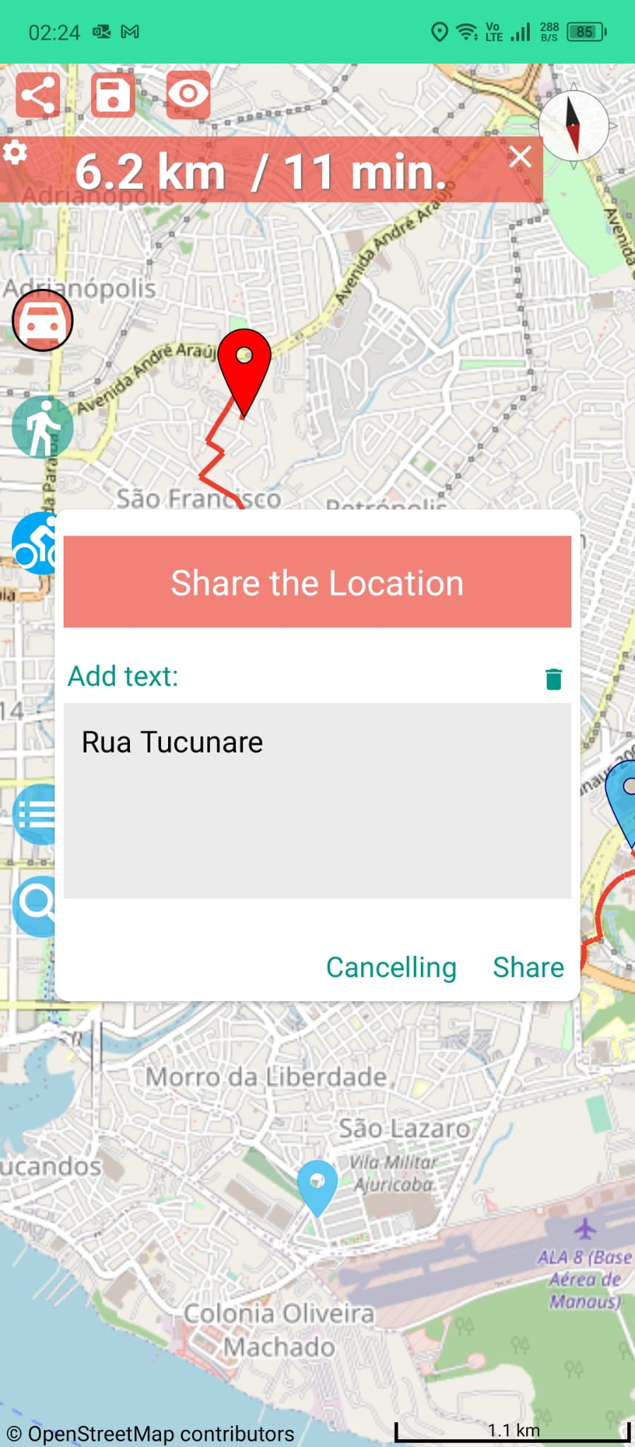 اسکرین شات 4 برنامه USA GPS Maps & My Navigation
