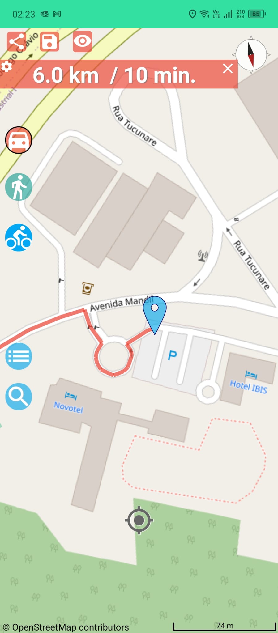 اسکرین شات 3 برنامه USA GPS Maps & My Navigation