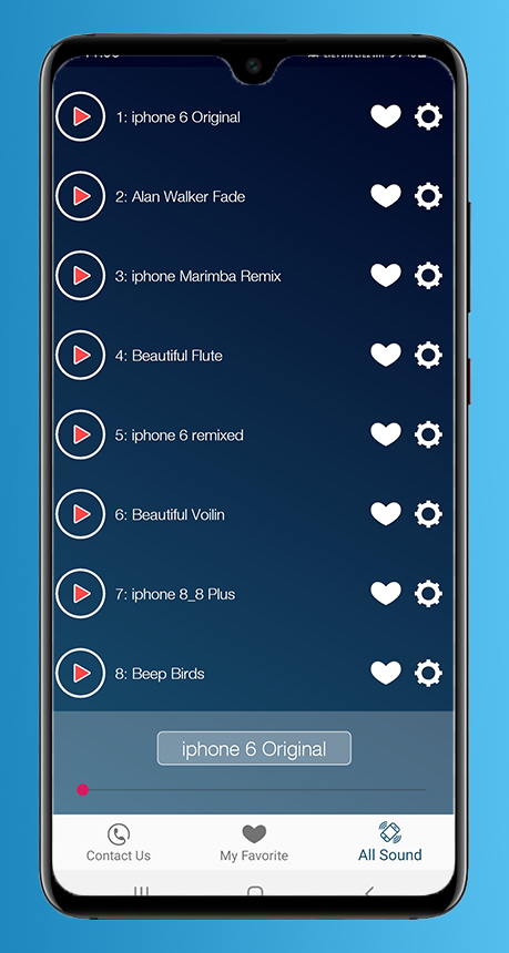 اسکرین شات 5 برنامه Music ringtones for phone