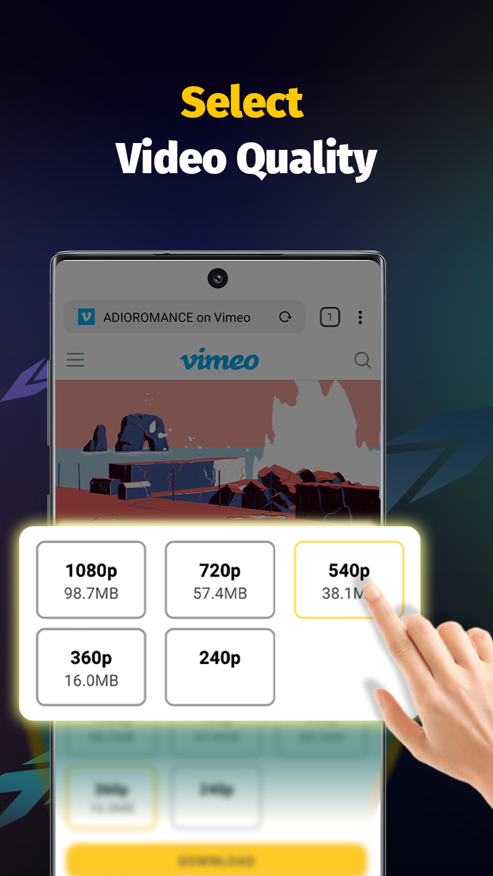 اسکرین شات 4 برنامه Video Downloader - Save Videos