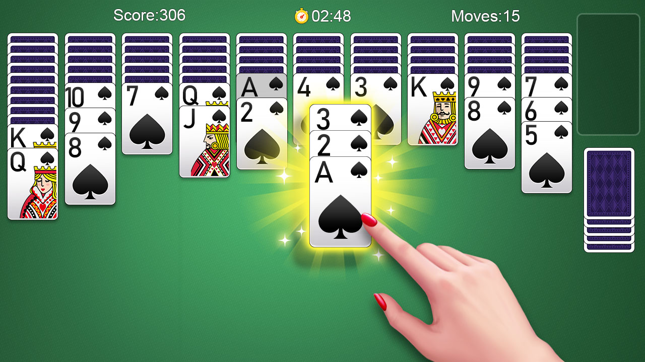 اسکرین شات 1 بازی Spider Solitaire-Card Games