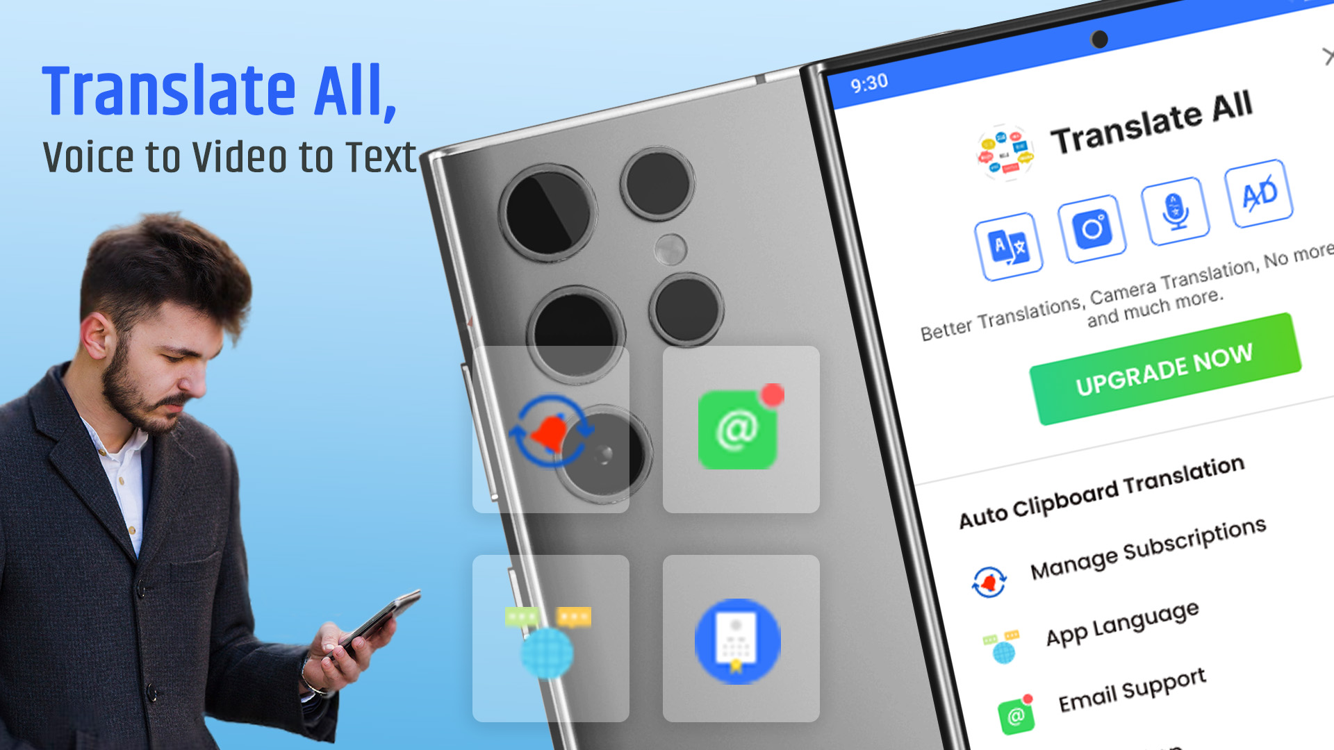 اسکرین شات 4 برنامه Translate All Languages